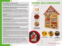 Tablica naukowa 100 x 75 [cm] - hotel dla owadów-1